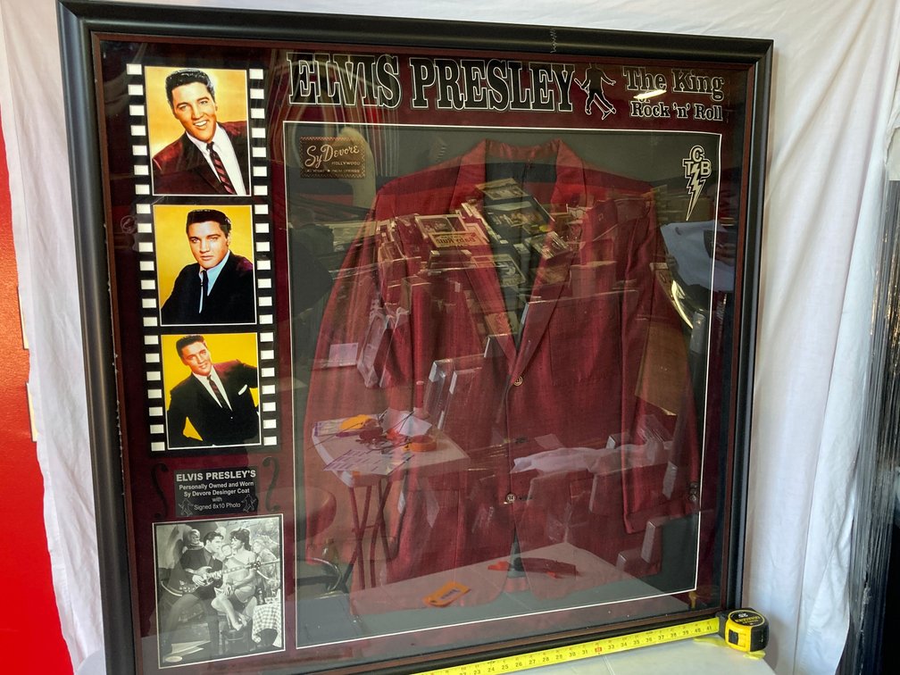 Elvis Presley Worn Coat Photo Frame