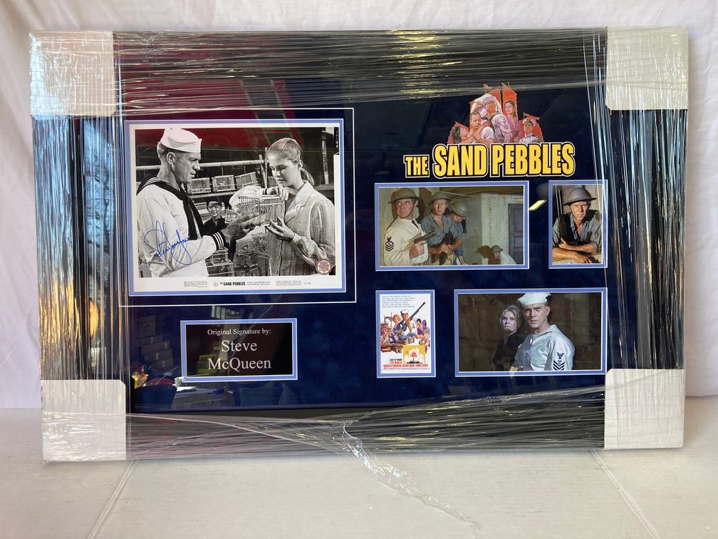 Steve McQueen "The Sand Pebbles" Signed Photo Frame