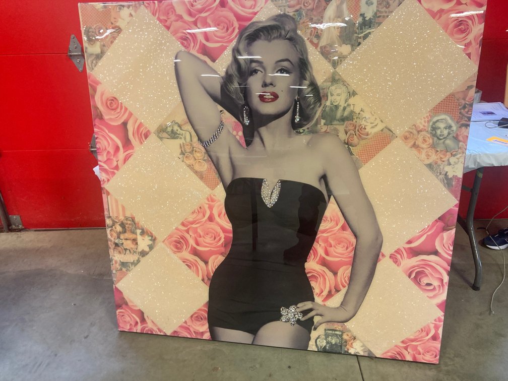 De Von Canvas of Marlyn Monroe