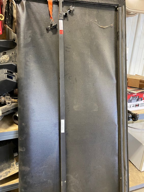 Tonneau cover from a 2020 Chevy truck short bed