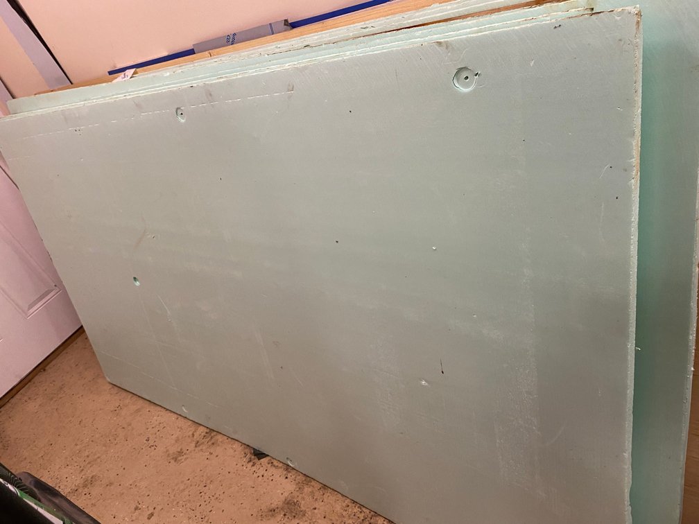 7 Sheets of Styrofoam insulation and other 4x8 pieces of board