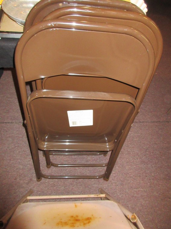 4 Metal chairs