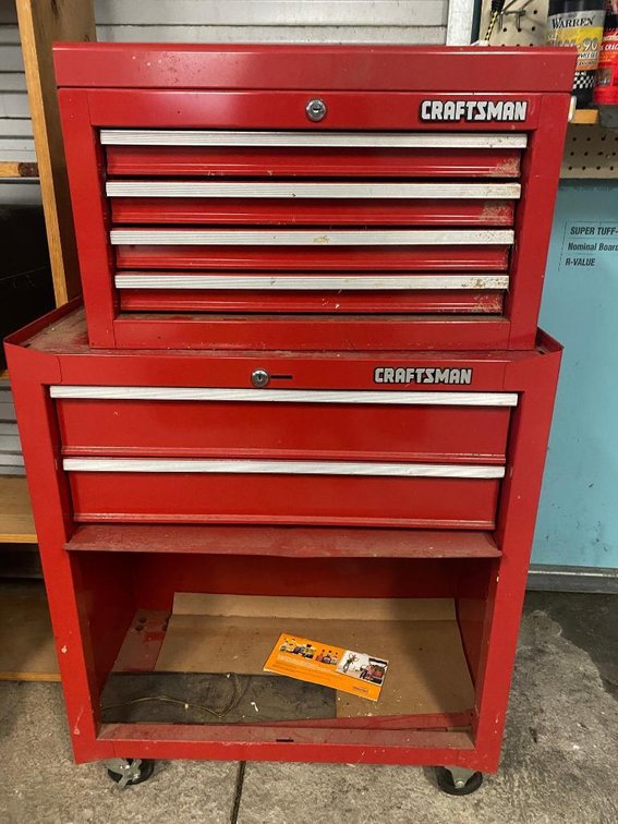 Craftsman 2-piece tool chest