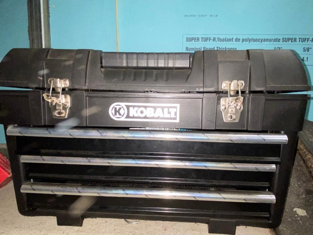 Kobalt small plastic tool box