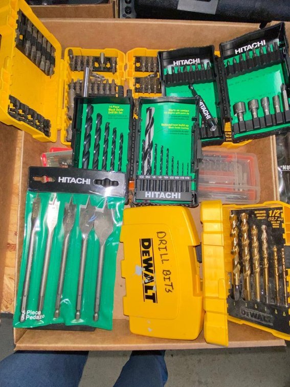 DeWalt drill driver bits and drill driver sets, Hitachi and Black & Decker