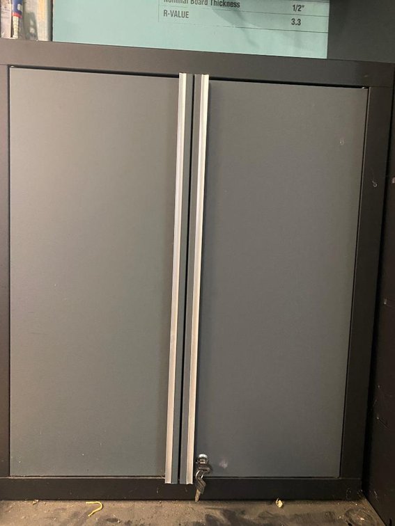 2-Door storage cabinet w/ key