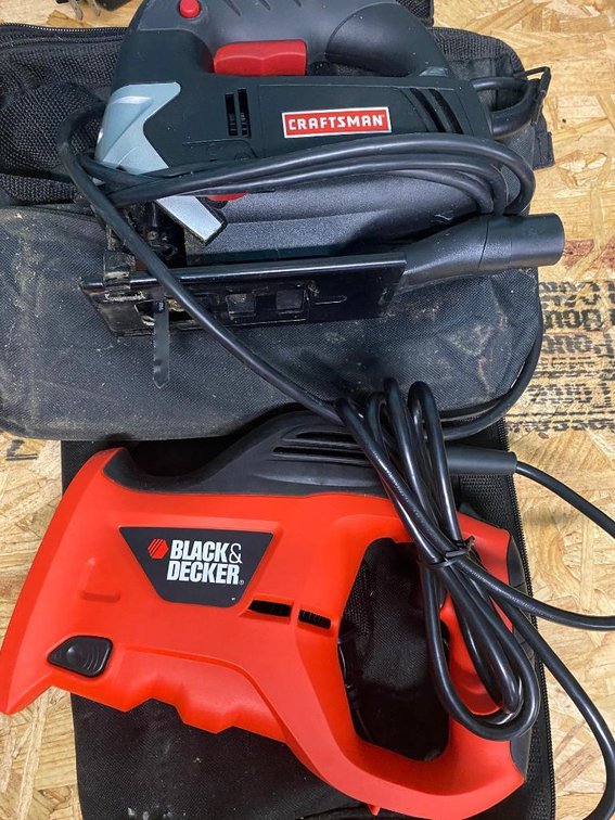 Craftsman jigsaw w/ bag and Black & Decker Sawzall