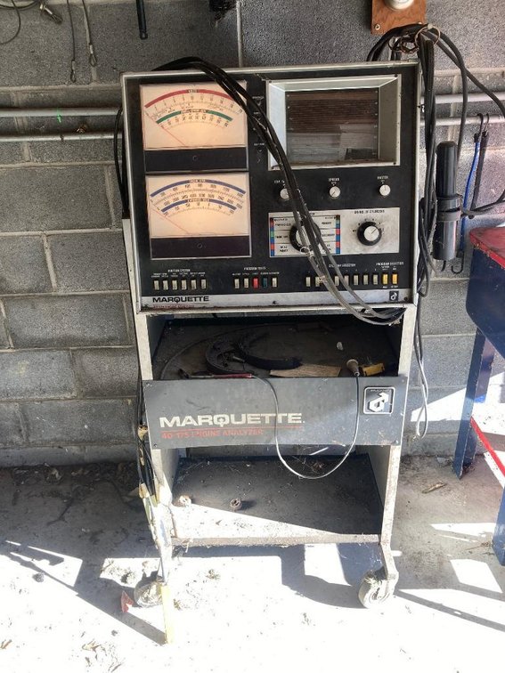 Marquette 40-175 engine analyzer as found