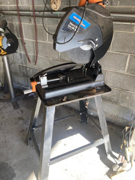Chicago Electric heavy duty cut-off saw - tested