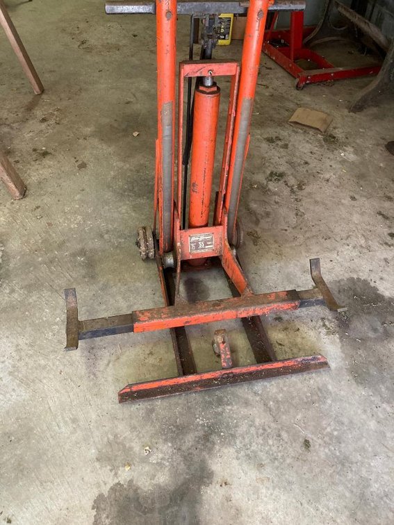 Hein-Werner manual 1.5-ton 55" bumper lift jack - tested