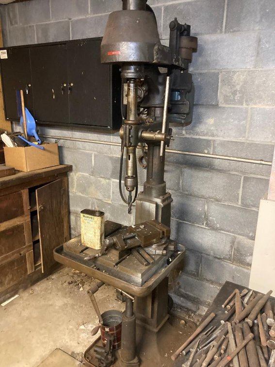 Buffalo Forge Co. drill press, 220 volt - tested