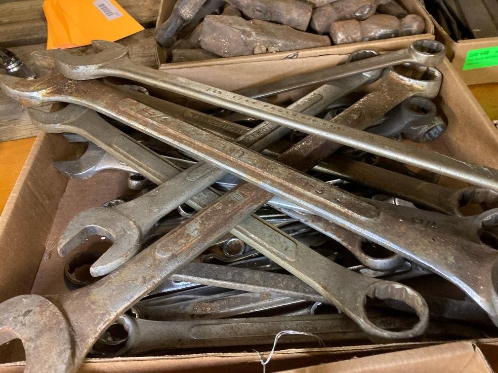 Lot of box wrenches