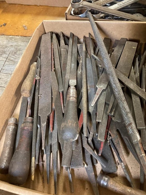Lot of hand files