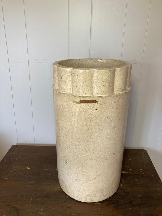 Gateway Pottery umbrella stand, WV University