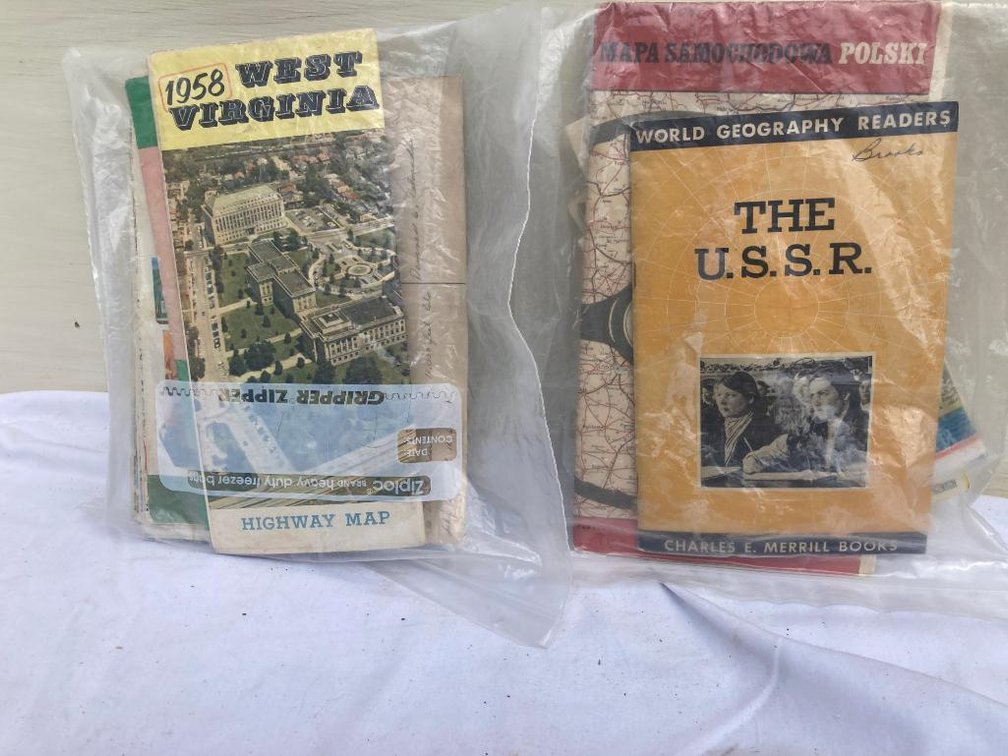 Lot of vintage travel brochures from Europe, WV, etc.