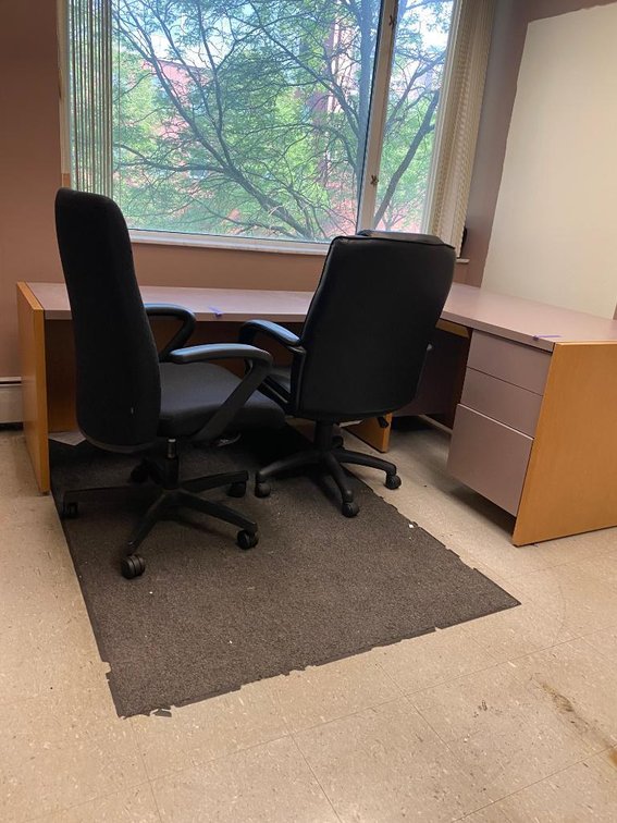 2 Desks and 2 Office Chairs