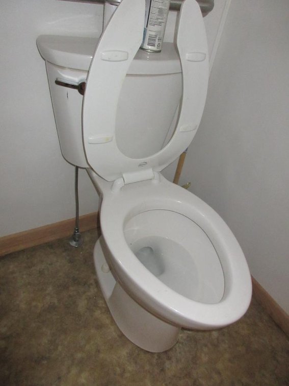 Sink and toilet