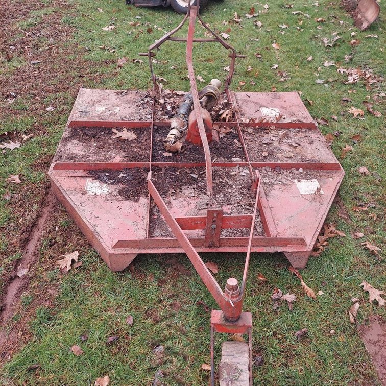 Red 6' Brush Hog