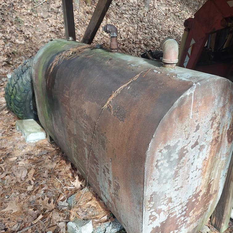Gray Metal Tank