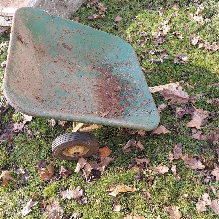 Green & Yellow Yard Cart