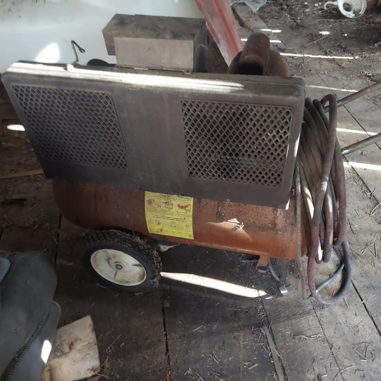 Red Air Compressor