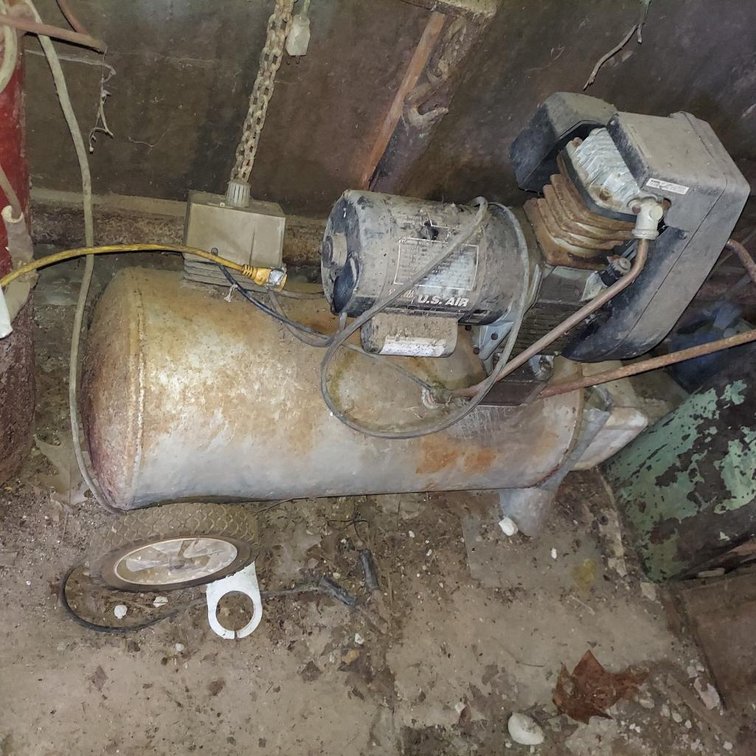 Gray Air Compressor