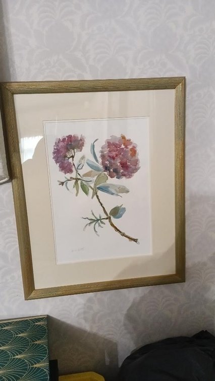 Watercolor flower picture