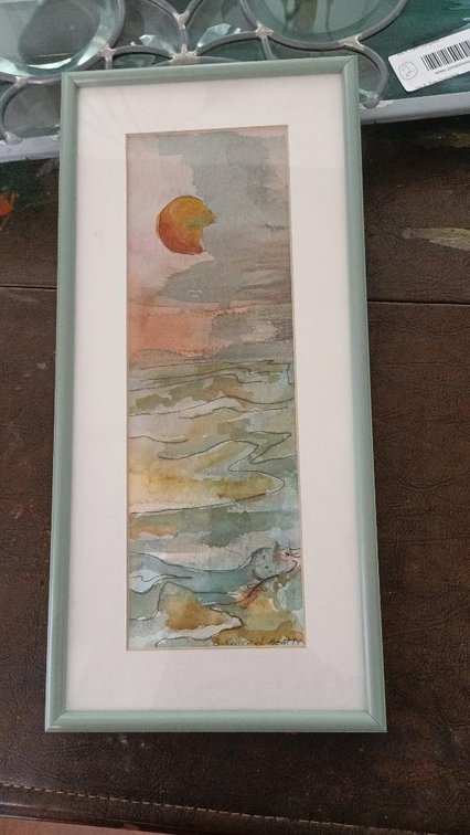 Morning Mer watercolor art