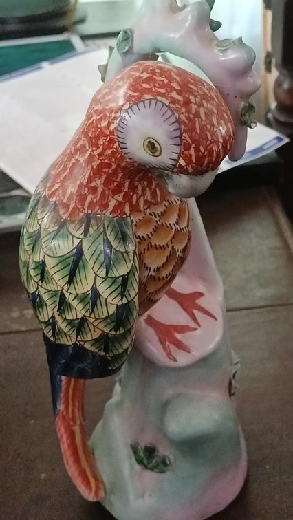 Vintage bird statue