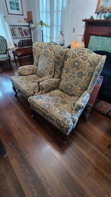 Pair of upholstered chairs