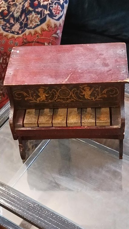 Vintage miniature piano