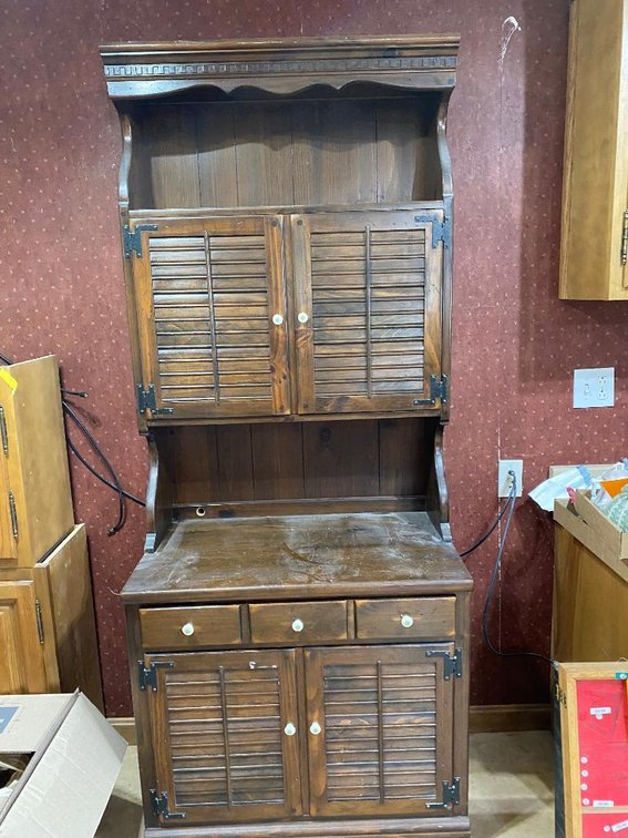 Ethan Allen 2-Piece kitchen cupboard
