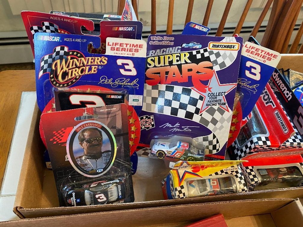 Nascar diecast cars in package