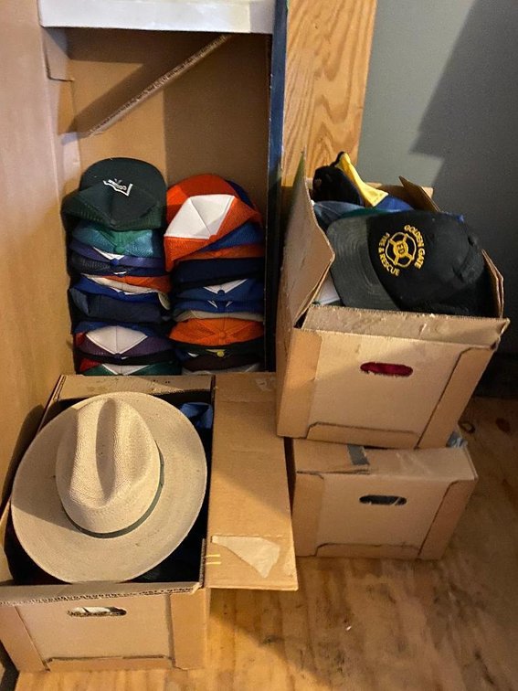 Lot of ball caps