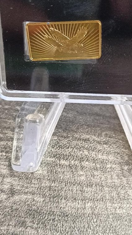 .9999 fine gold bar 37th US Treasurer