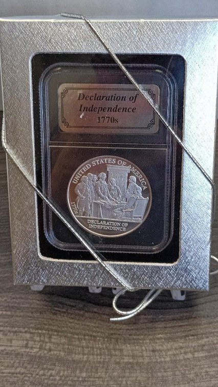 Declaration of Independence commemorative coin