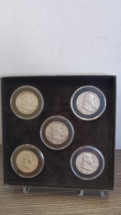 Ben Franklin half-dollar collection