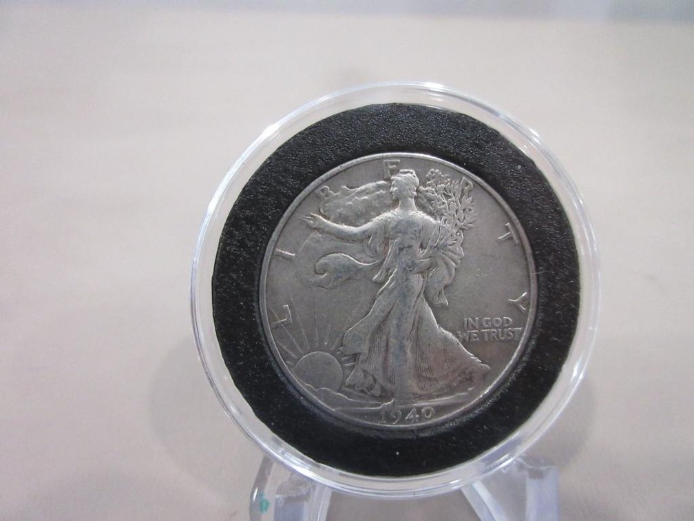 Five Walking Liberty US Half-dollars