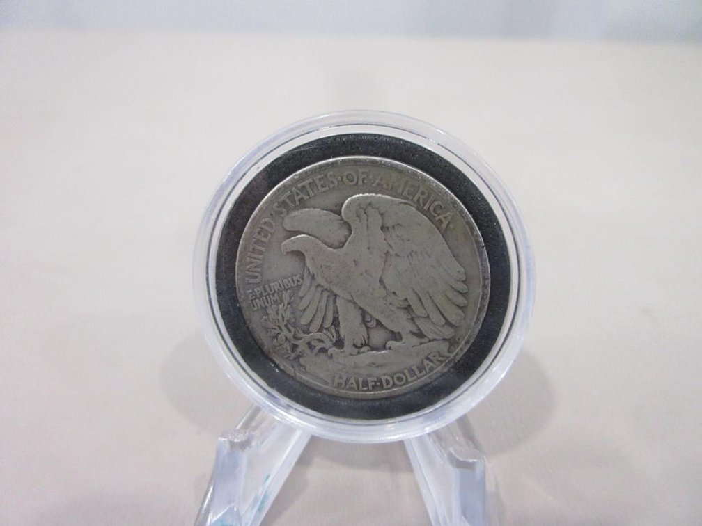 Five Walking Liberty US Half-dollars