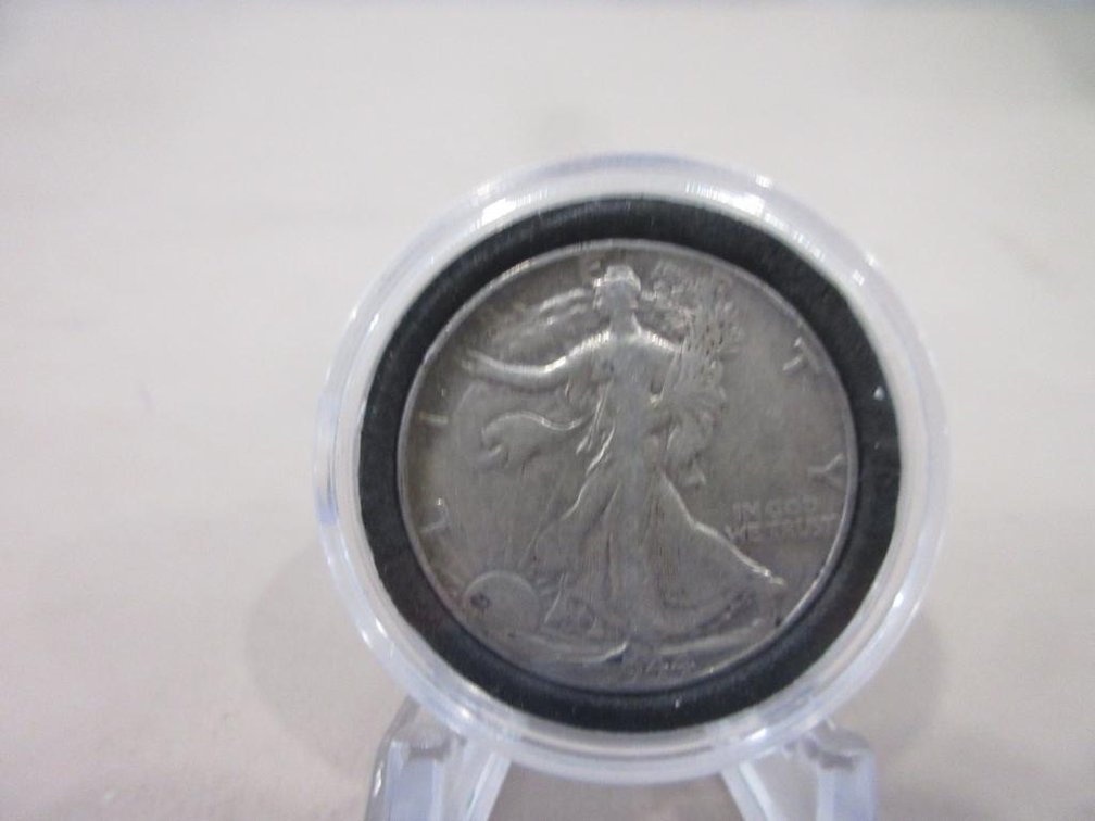 Five Walking Liberty US Half-dollars