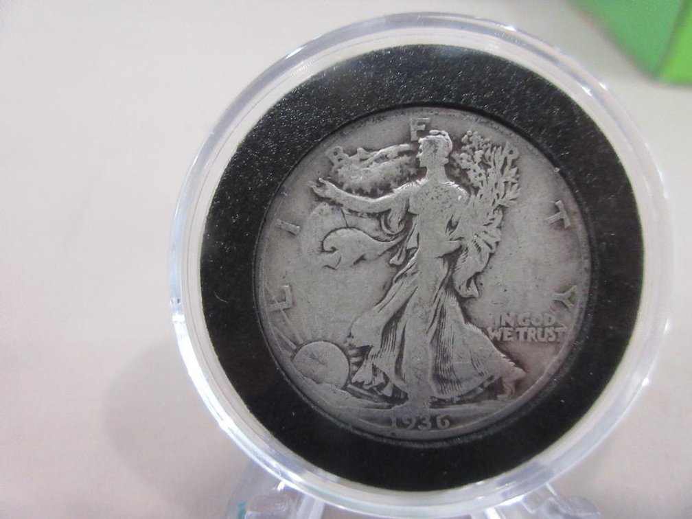 Five Walking Liberty US Half-dollars