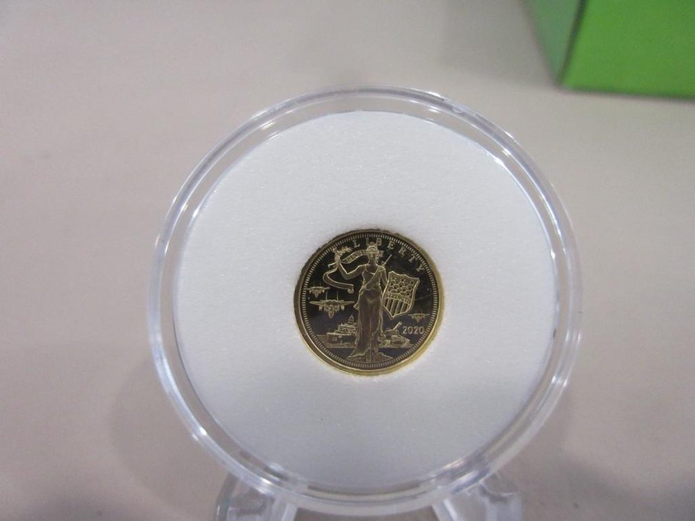 Replica coin-1/10 oz pure gold