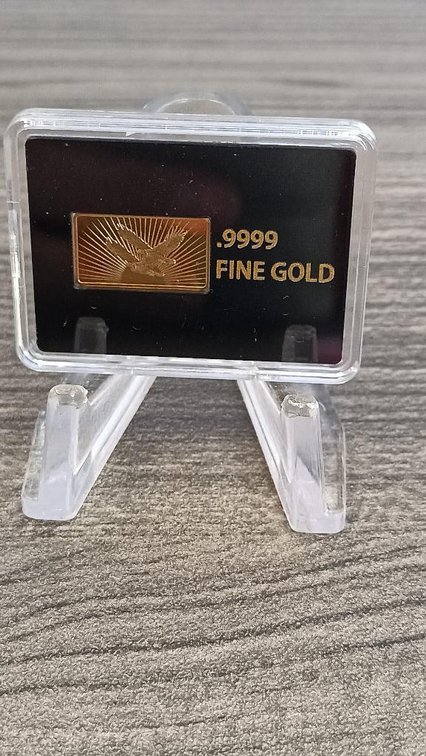 .9999 fine gold bar 37th US Treasurer