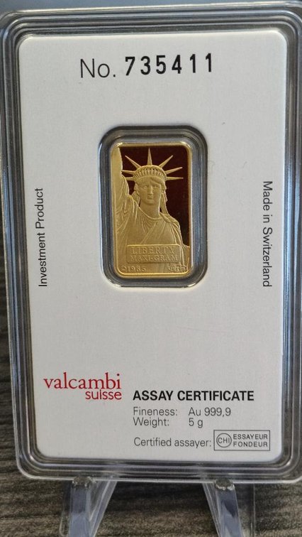 5 gram gold bar