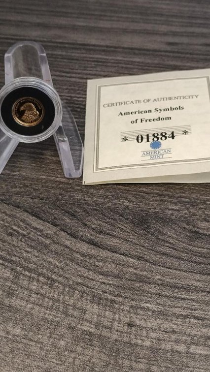 American Symbol of Freedom gold coin