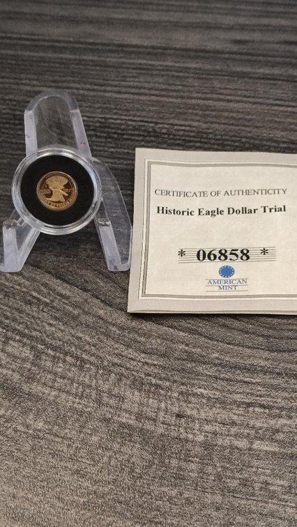 Historical Eagle Dollar Trail  coin