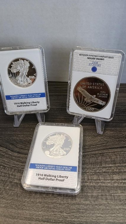 3 Replica coins