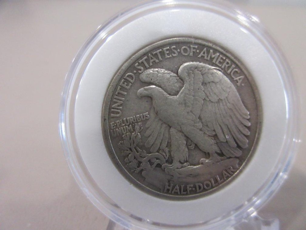 Five US Walking Liberty Half-Dollars