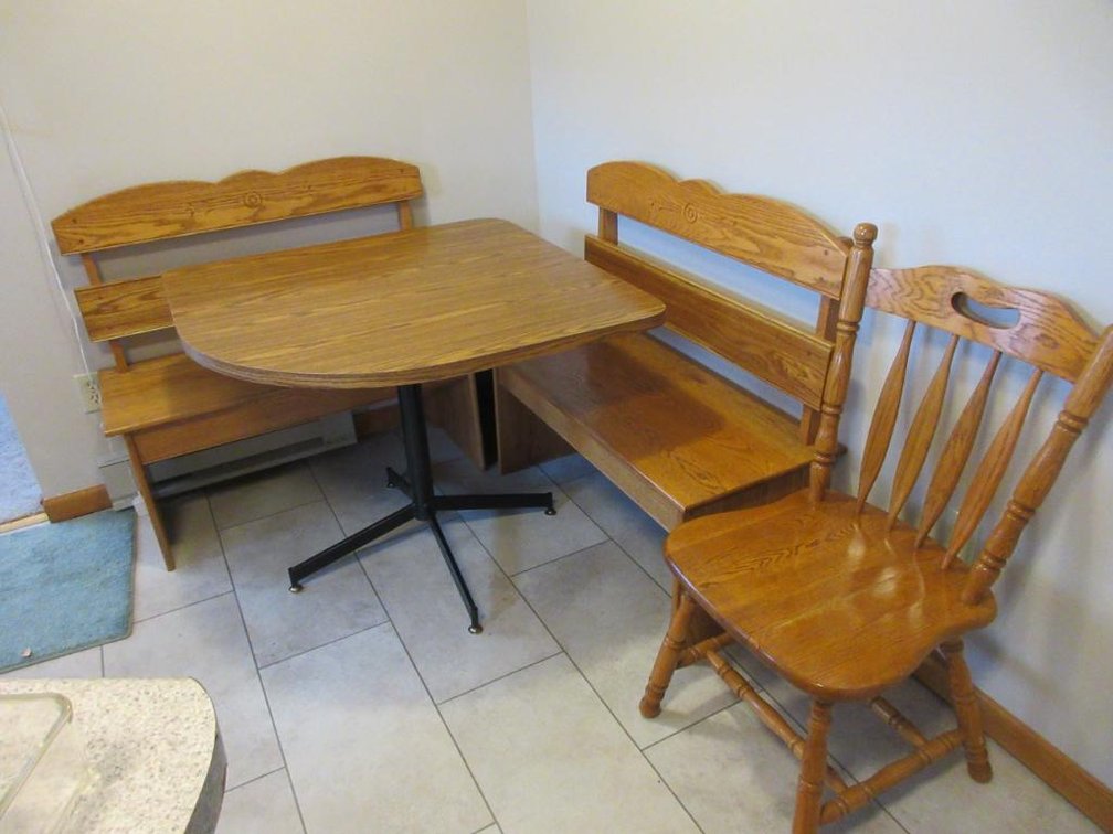 Table and benches
