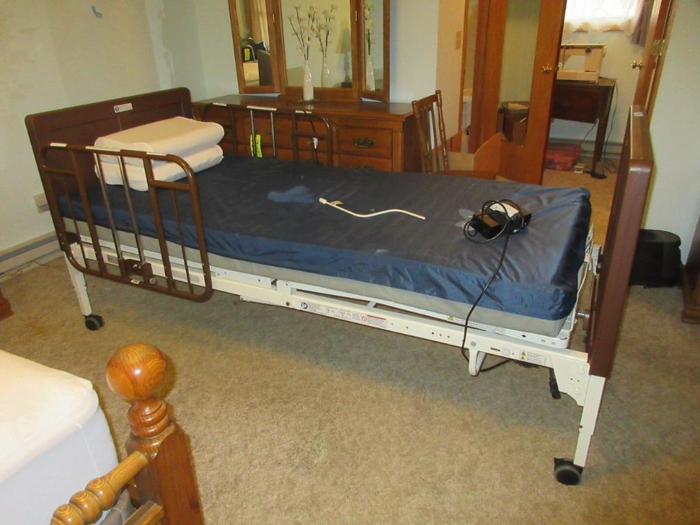 Invacare electric hospital bed